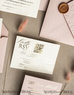 HOCHZEITS EINLADUNGEN geprägte Einladungen Feine Kunst Prägung Blinde Blush Pink Gold Hochzeitseinladung, Goldene geprägte Rosen Blumen Hochzeitseinladung, Boho Ecru geprägte Einladungssuite, Goldfolien Hochzeitseinladungssuite, Hochzeitseinladungen gold.19