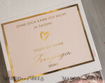 Brautjungfer/Trauzeuge Box Trauzeugin Geschenk Fragen Box XXL Trauzeugin Geschenk Fragen Box, Brautjungfer Trauzeuge, Möchtest Du meine Trauzeugin sein Box, Geschenkschachtel, Trauzeuge Fragen10