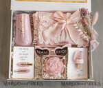 Brautjungfer/Trauzeuge Box Brautjungfern Vorschlagsbox Personalisierte Brautjungfern-Vorschlagsbox mit Robe, vollständige Trauzeugin-Box, Blush Will You Be My Bridesmaid-Set10