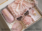 Brautjungfer/Trauzeuge Box Brautjungfern Vorschlagsbox Personalisierte Brautjungfern-Proposal-Box mit Robe, Komplettes Trauzeugin-Set, Blush Will You Be My Bridesmaid Box Set12