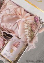 Brautjungfer/Trauzeuge Box Brautjungfern Vorschlagsbox Personalisierte Brautjungfern-Proposal-Box mit Robe, Komplettes Trauzeugin-Set, Blush Will You Be My Bridesmaid Box Set12