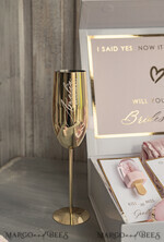Brautjungfer/Trauzeuge Box Brautjungfern Vorschlagsbox Personalisierte Brautjungfern-Vorschlagsbox mit Robe, komplette Trauzeuginnen-Box, Blush Will You Be My Bridesmaid Box-Set14