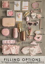 Brautjungfer/Trauzeuge Box Brautjungfern Vorschlagsbox Personalisierte Brautjungfern-Vorschlagsbox mit Robe, komplette Trauzeuginnen-Box, Blush Will You Be My Bridesmaid Box-Set14