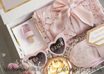 Brautjungfer/Trauzeuge Box Brautjungfern Vorschlagsbox Personalisierte Brautjungfern Vorschlagsbox mit Morgenmantel, vollständige Trauzeuginnenbox, Blush Will You Be My Bridesmaid Boxset10