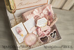 Brautjungfer/Trauzeuge Box Brautjungfern Vorschlagsbox Personalisierte Brautjungfer Vorschlagsbox mit Robe, komplette Trauzeugin-Box, Blush Wirst du meine Brautjungfer Box-Set13