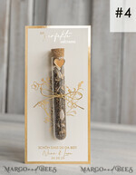 HOCHZEITSGESCHENKE Gastgeschenke Hochzeit Personalisierte Gastgeschenke Hochzeit mit Blumensamen Reagenzglas, personalisiertes Gastgeschenk Hochzeit Samen handgemachtes Gastgeschenk Hochzeit Brautpaar.7