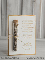 HOCHZEITSGESCHENKE Gastgeschenke Hochzeit Personalisierte Gastgeschenke Hochzeit mit Blumensamen Reagenzglas, personalisiertes Gastgeschenk Hochzeit Samen handgemachtes Gastgeschenk Hochzeit Brautpaar5