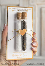 HOCHZEITSGESCHENKE Gastgeschenke Hochzeit Gastgeschenke Hochzeit, wir gehören zusammen wie Salz und Pfeffer. Gastgeschenk Pfeffer & Salz für Eure Hochzeitsgäste, Gastgeschenk Hochzeit Brautpaar Pfeffer & Salz mit Namen.10