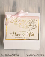 Geschenke zum Muttertag Geschenkset Entspannung Geschenkidee zum Muttertag – Exklusives Geschenkset für Mama mit Statuette, Champagnerglas & Schmuck4
