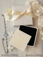 Geschenke zum Muttertag Schmuck für Mama zum Muttertag Geschenk für Mama – Armband mit Vergissmeinnicht-Blume in Geschenkbox mit Widmung3