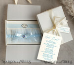 BRAUT Bolero, Kleider, Strumpfband Geschenkidee für die Braut Strumpfband Doppeltes Strumpfband-Set für die Braut – edel & romantisch in Geschenkbox mit Gedicht – perfektes Geschenk zur Hochzeit5