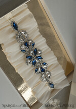 BRAUT Bolero, Kleider, Strumpfband Geschenkidee für die Braut Strumpfband Elegantes Strumpfband für die Braut – Geschenkbox mit „Etwas Blauem“ und Grußkarte5
