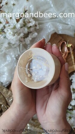 RINGTRÄGERBOXEN & KISSEN Epoxidharz Trauringe Box Personalisierte Hochzeitsringbox für 2 oder 3 Ringe, gravierte Hochzeitsringbox • personalisierte rustikale Ringbox • echte Blumen in Epoxidharz Luxus-Ringbox18