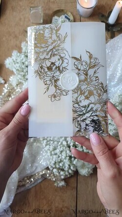 HOCHZEITS EINLADUNGEN Gold / Roségold / Silber / Glitzer Acryl Hochzeitskarten-Set, Glamour Hochzeitskarten, Goldener Glanz Hochzeitskarten-Set, Luxuriöse Goldene Hochzeitskarten9
