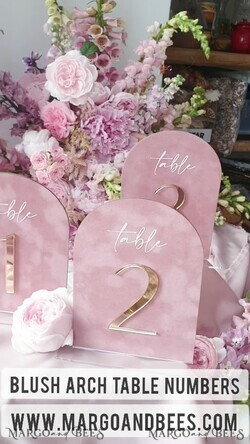 TISCHDEKORATIONSCHILDER   Samt Tischnummern und Dekoration Arch Tischnummer, Luxus Blush Pink Samt Bogen Tischnummern mit Acrylständer, blush pink und Gold Hochzeitstischdeko, 3D Goldene Buchstaben, Hochzeitsbeschilderung12