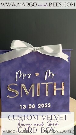 KARTONBOXEN  
 Samtkartenboxen Geschenkkartenbox & Karten, Samt Navy Blau Hochzeitswunschbrunnen Geldgeschenkkartenbox, Personalisierte Hochzeitskartenbox, Luxuriöse Kartenbox, Hochzeitskartenbox mit Deckel, Hochzeitsgeldbox, Hochzeitskartenbox8