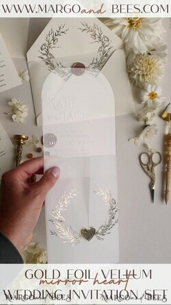 HOCHZEITS EINLADUNGEN Gold / Roségold / Silber / Glitzer Arch Acryl Hochzeits-Einladungssuite, Boho Glam Hochzeits-Einladungen, Goldener Glanz Hochzeitskarten, Elegante goldene Hochzeitskarten28