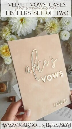 HOCHZEITSVERSPRECHEN  
 Acrylklar Gold Braut- und Bräutigam-Eheversprechenbücher, Hochzeitsversprechenbücher, personalisierte Eheversprechenheftchen, seine und ihre Eheversprechenbücher, maßgeschneiderte Hochzeitsversprechenetuis, Brautparty-Geschenk17