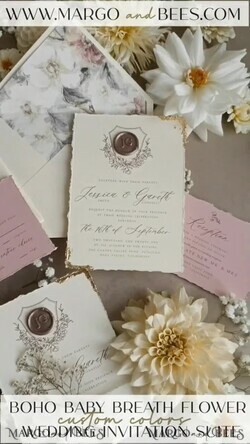 HOCHZEITS EINLADUNGEN moderne Kalligraphie / feine Kunst Fine Art Blush Hochzeitsinvitation, Echte Baby Atem Blumige Hochzeitsinvitation, Französische Provence Einladungssuite, Gypsophila Hochzeitsinvitation Suite, Zierte Kante Einladungen, Zerrissene Kante Hochzeitsinvitationen gold, Fine Art Hochzeitsinvitation Suite14