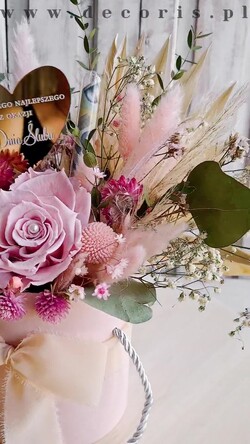 FRISCH VERHEIRATETES PAAR GESCHENKE Geldgeschenk zur Hochzeit Geschenkschachtel für Geld Geldgeschenk zur Hochzeit mit Strauß aus Trockenblumen personalisiert7
