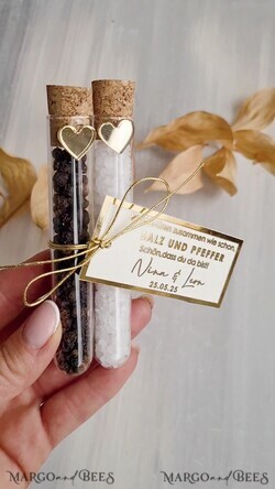 HOCHZEITSGESCHENKE Gastgeschenke Hochzeit Gastgeschenke Hochzeit wir gehören zusammen wie Salz und Pfeffer. Gastgeschenk Pfeffer & Salz für Eure Hochzeitsgäste, Gastgeschenk Hochzeit Brautpaar Pfeffer & Salz mit Namen.8