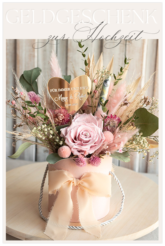Geldgeschenk zur Hochzeit 